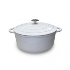 Oval casserole satin white 28cm